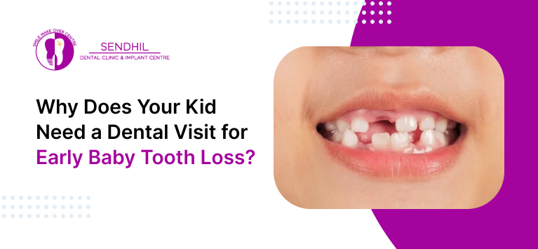 early baby tooth loss